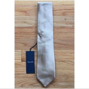 Faconnable Silk Tie - gold / beige / neutral